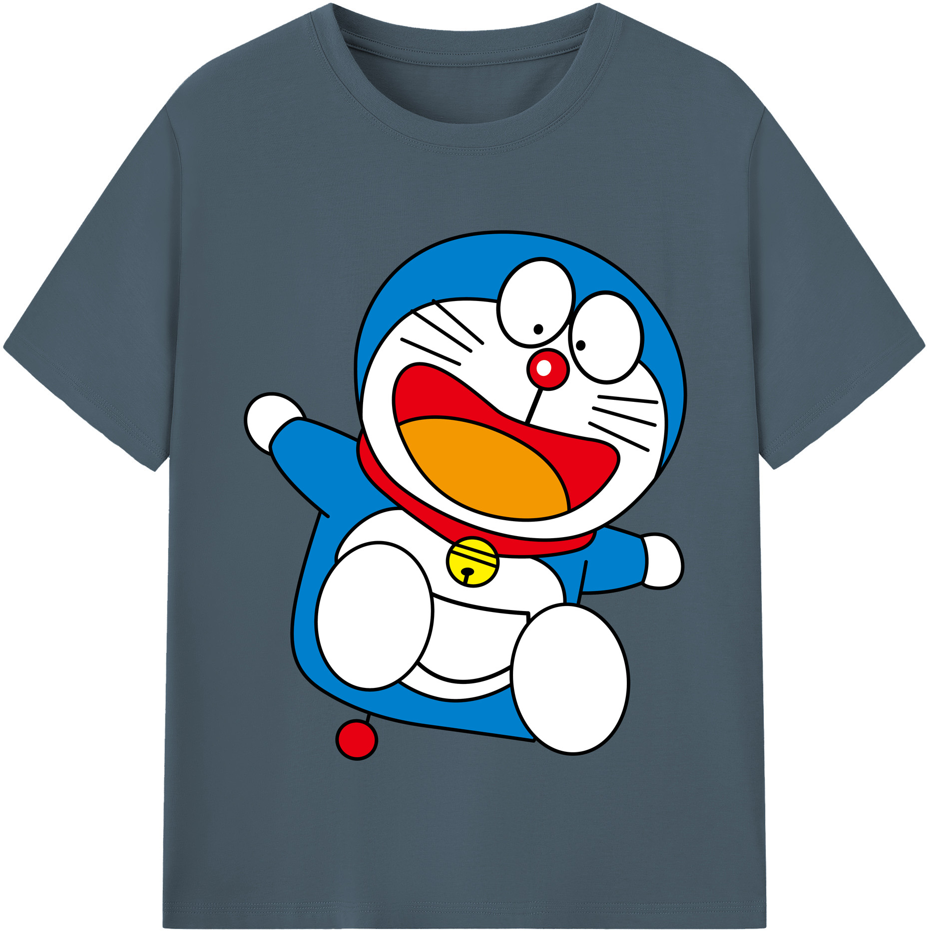 （画像用） ドラえもん Doraemon 綿100％半袖Tシャツ（フロントプリント）